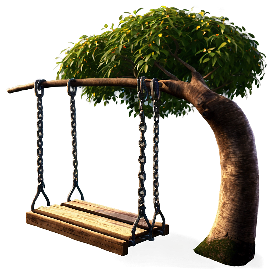 Cherry Tree With Swing Png Mso PNG