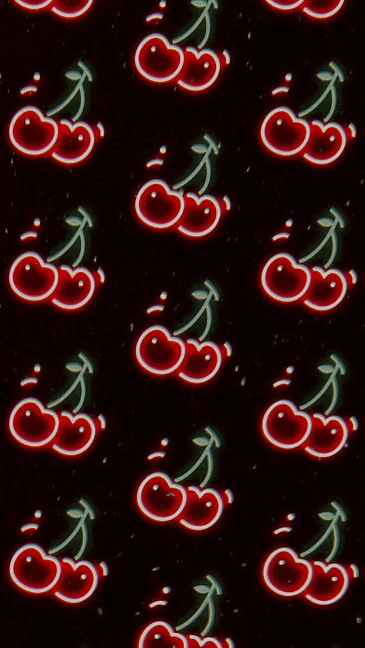 Cherry Trippy Æstetisk Wallpaper