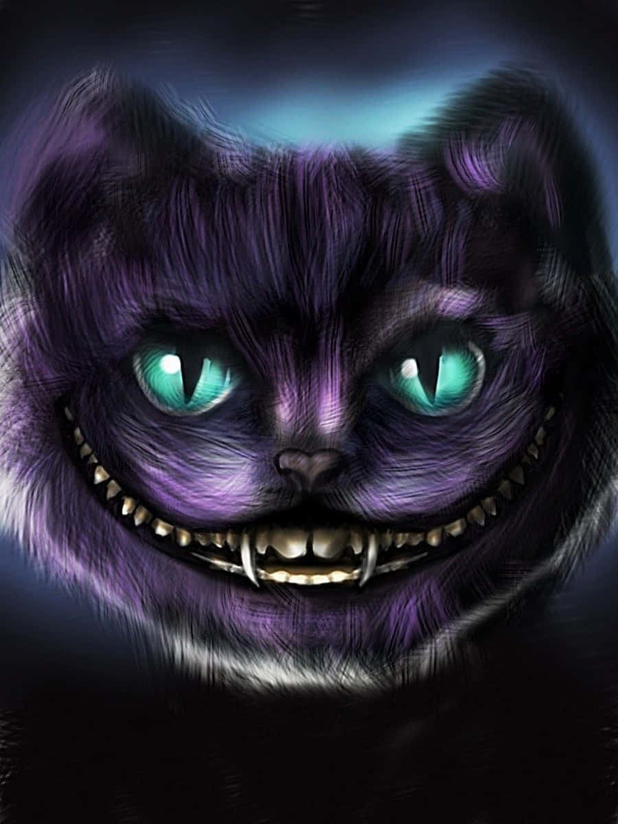 "A whimsical smile from the Cheshire Cat"