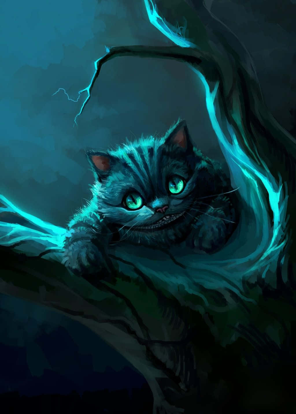 Grinning Cheshire Cat