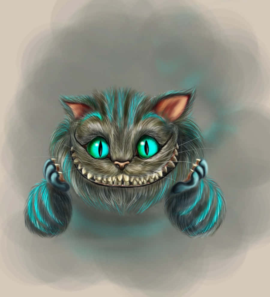 Denallvetande Cheshirekatten
