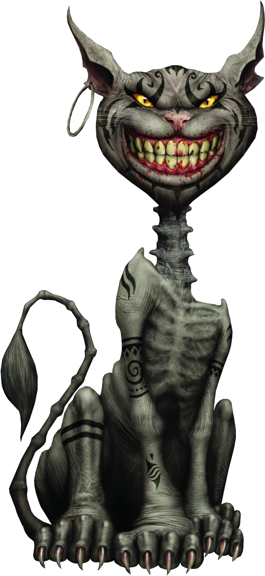 Cheshire Cat Sinister Smile PNG