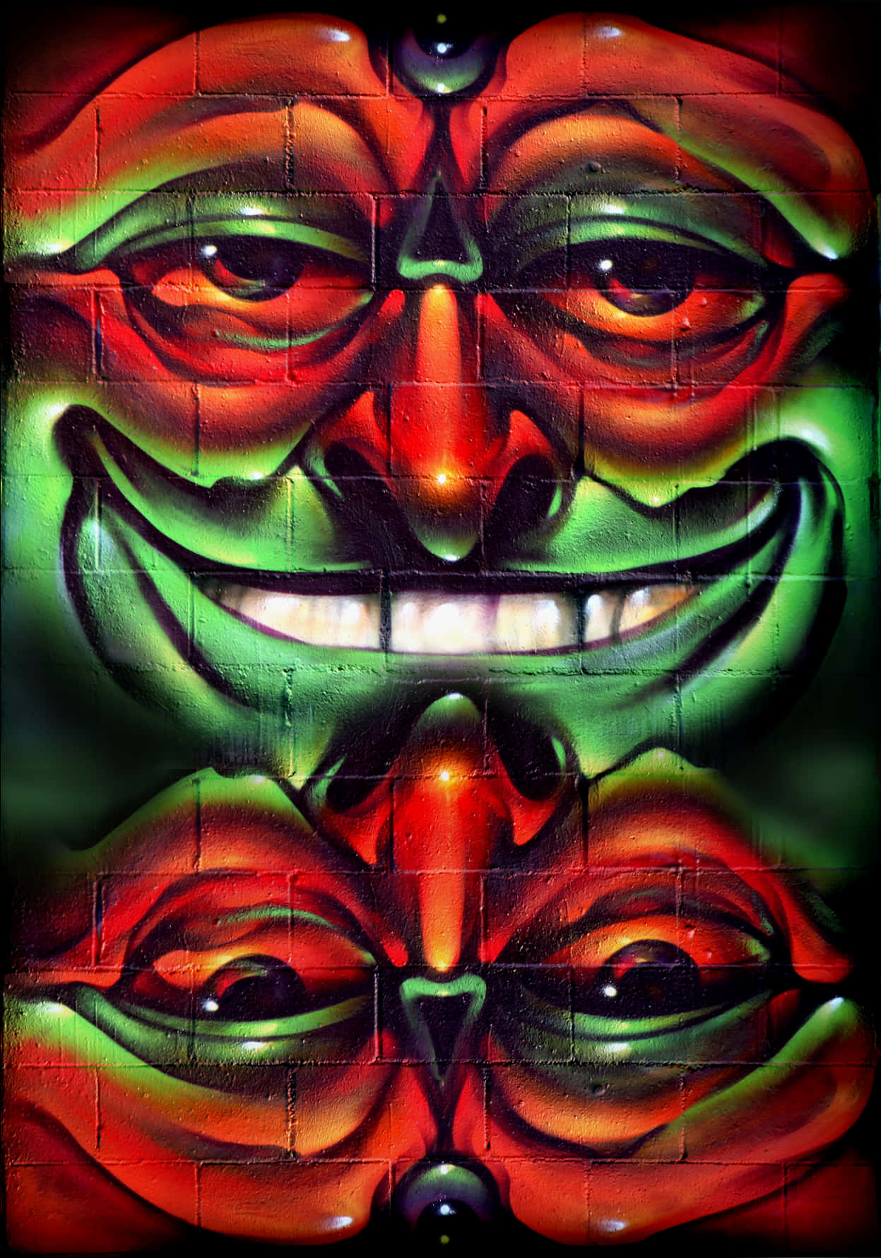 Cheshire Inspired Graffiti Smile PNG