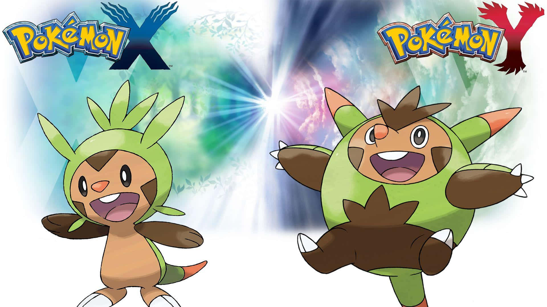 Chespin And Quilladin Wallpaper