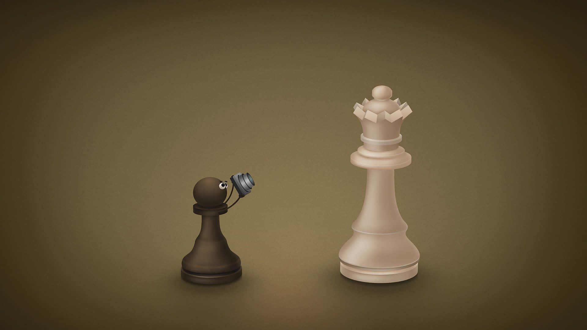 Schachfigurenund Ein Schachbrett
