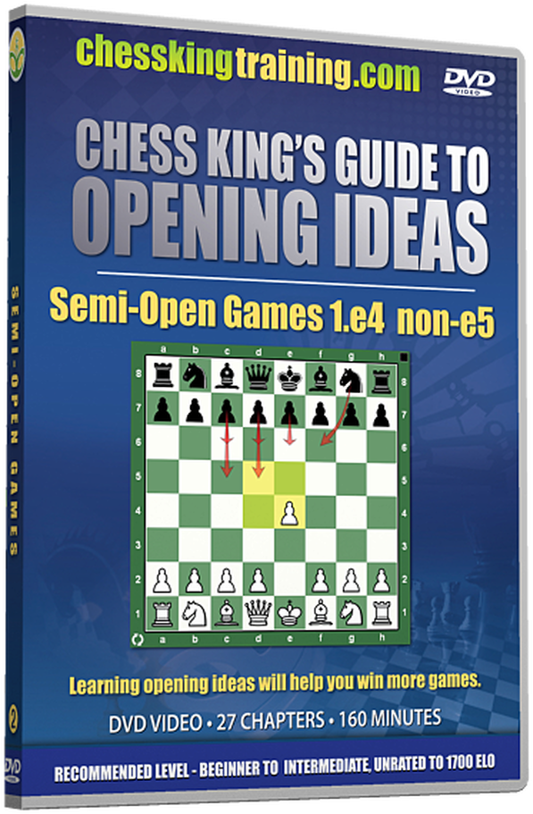 Chess Kings Guide Semi Open Games D V D Cover PNG