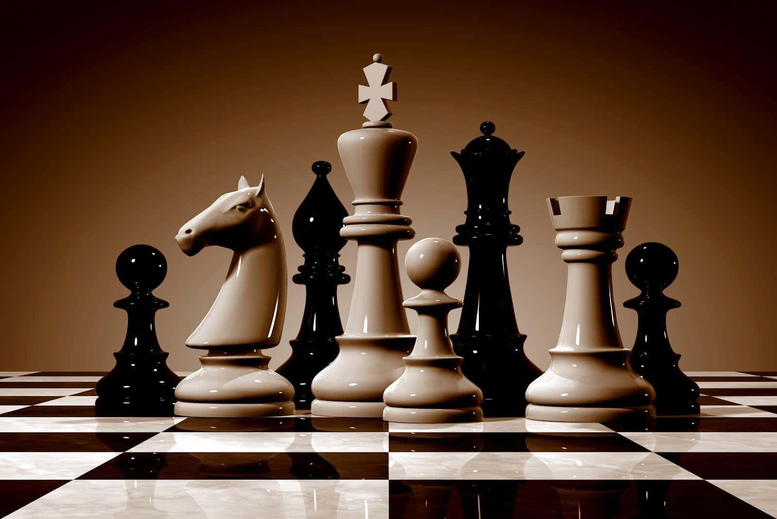 Planensie Für Erfolg Und Gewinnen Sie Das Schachspiel
