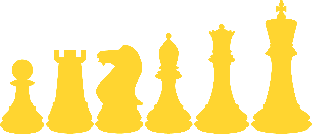 Chess Piece Silhouettes PNG