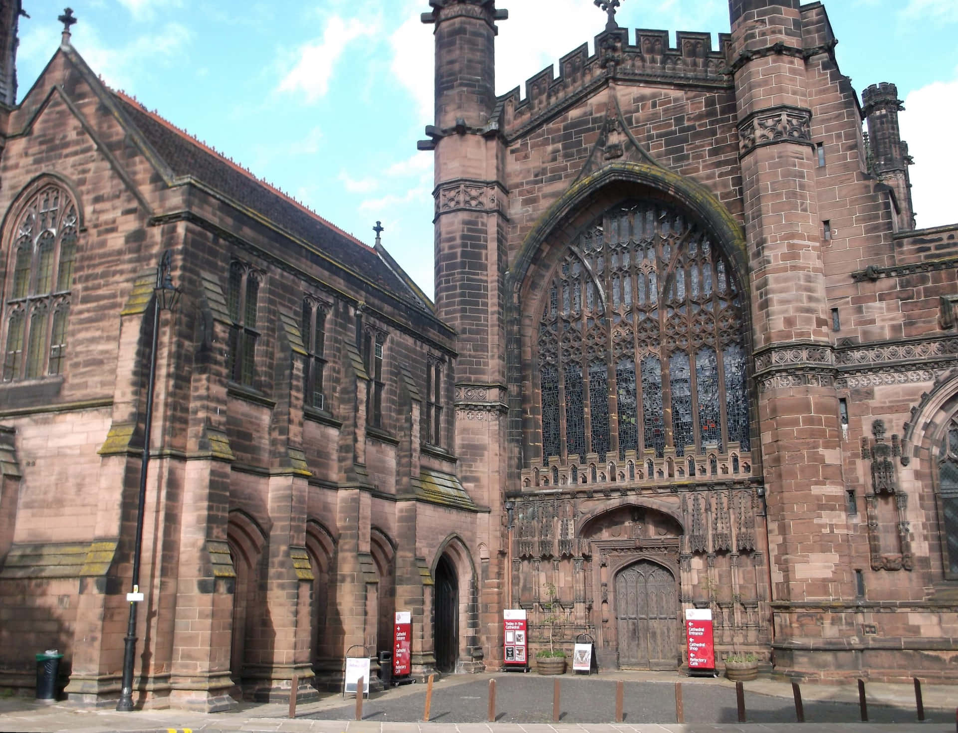Chester Cathedral Entrance Up-close Picture