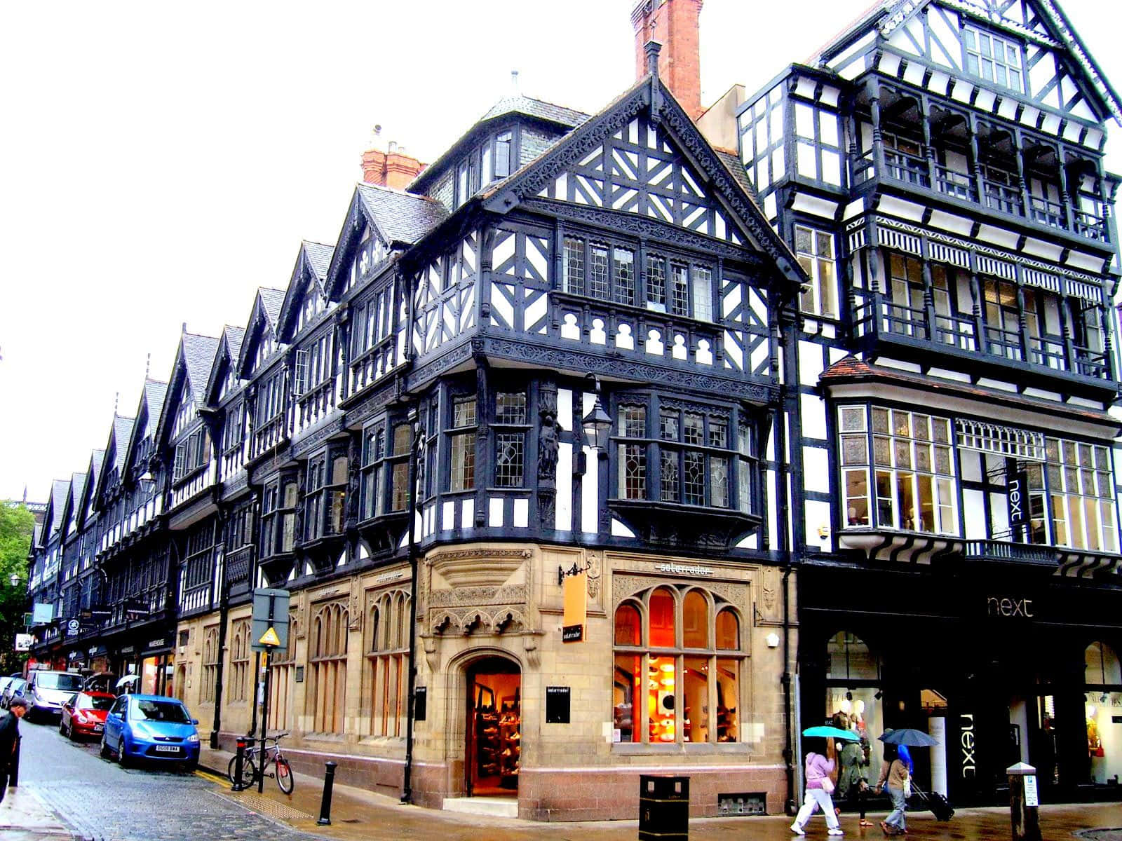 Chester Historic Tudor Style Architecture Wallpaper
