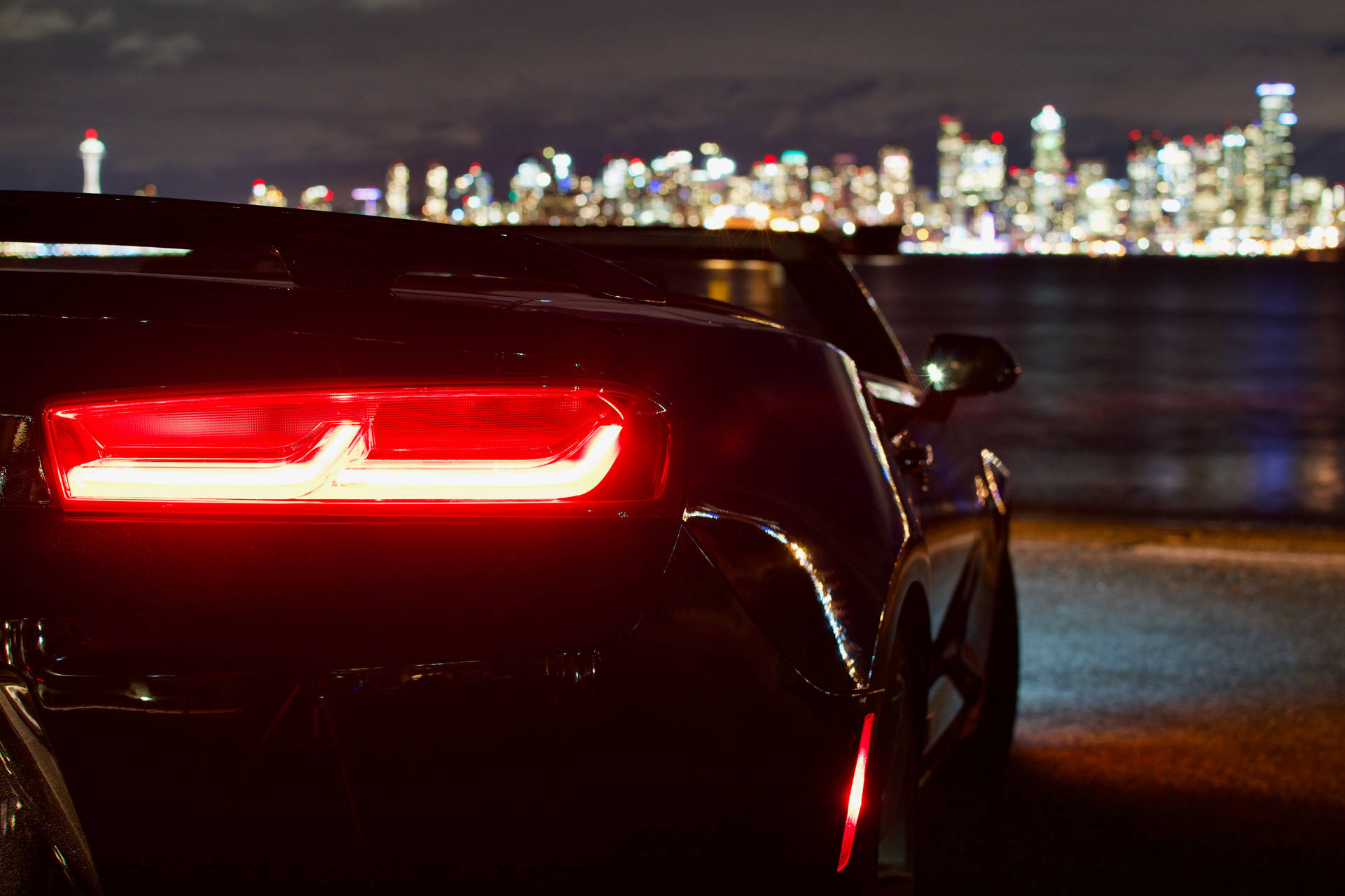 Chevrolet Car Glowing Tail Light