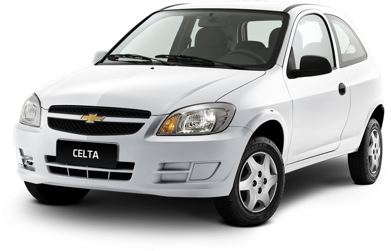 Chevrolet Celta Compact Car White Background PNG
