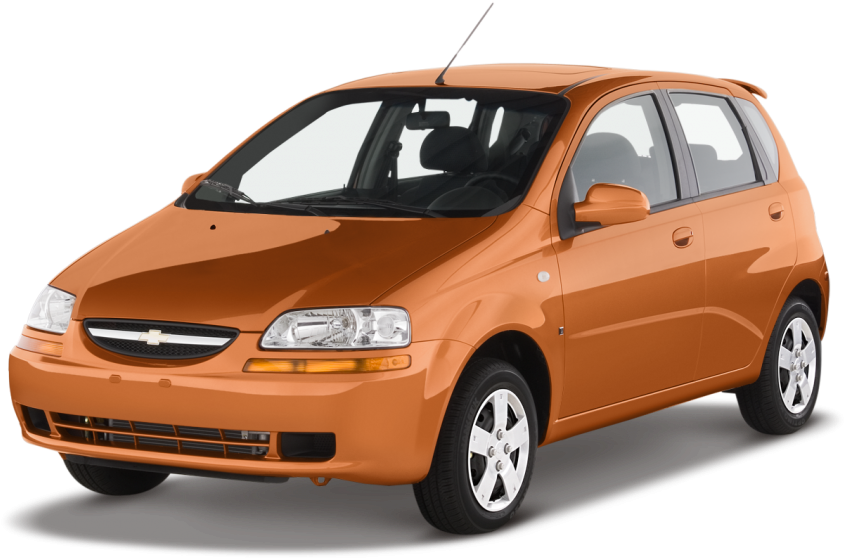 Chevrolet Compact Hatchback Orange PNG