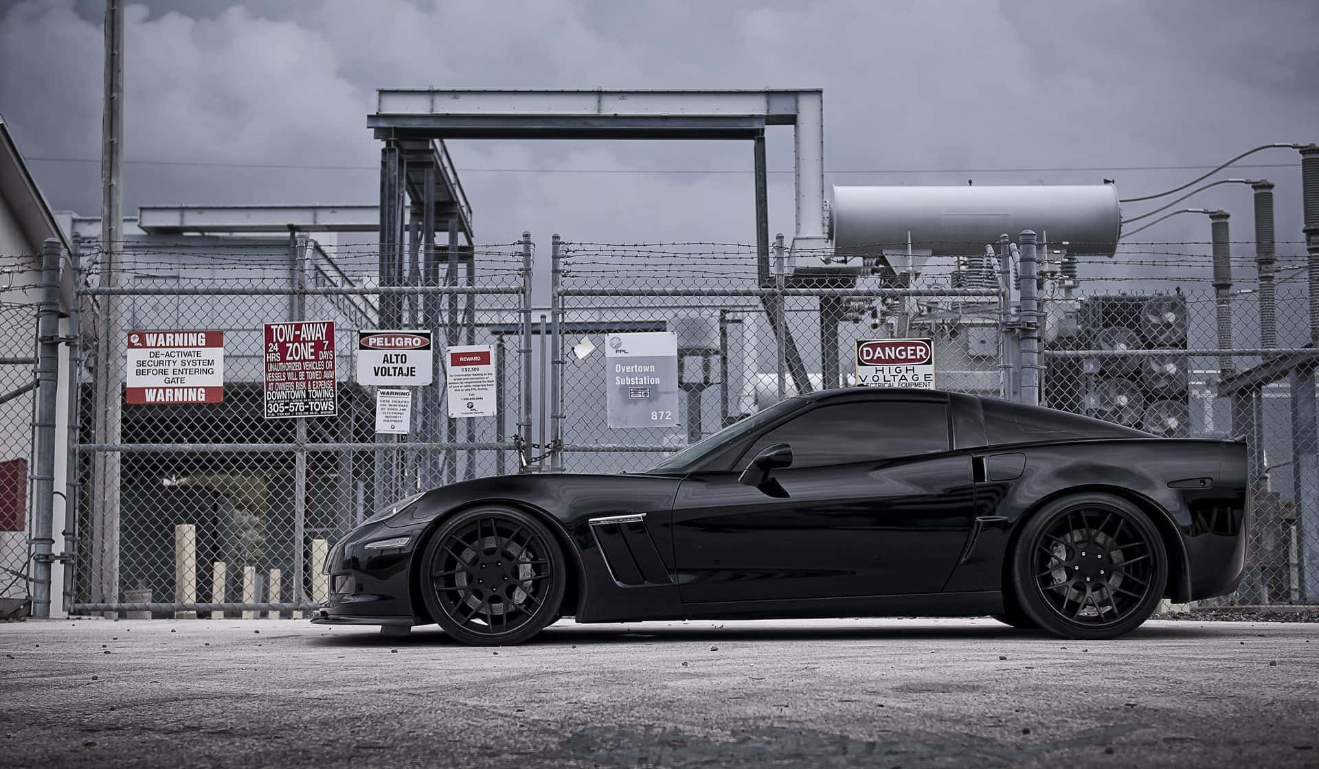 Potentechevrolet Corvette Grand Sport En Acción Fondo de pantalla