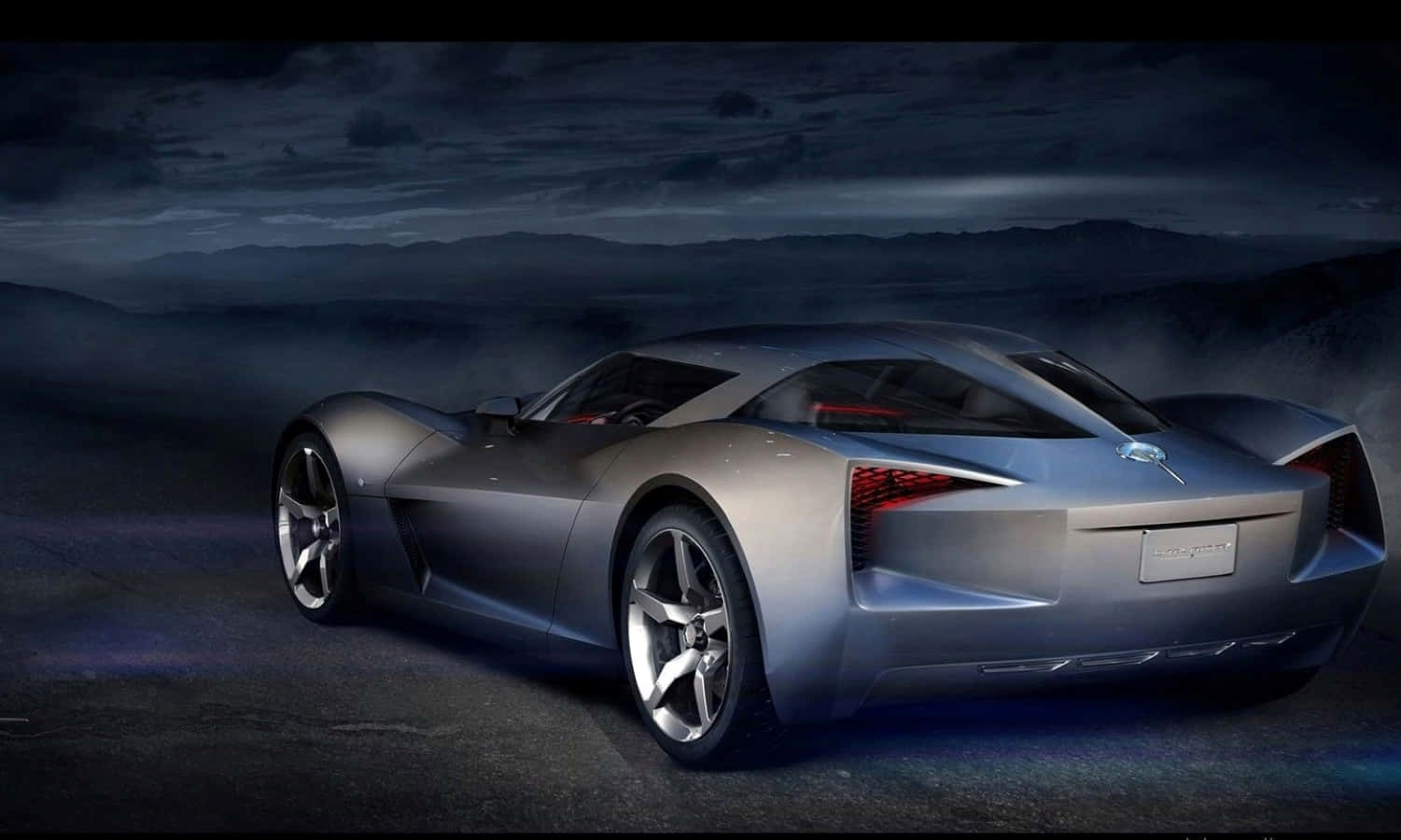 Elegantechevrolet Corvette Stingray En Un Entorno Vibrante Fondo de pantalla