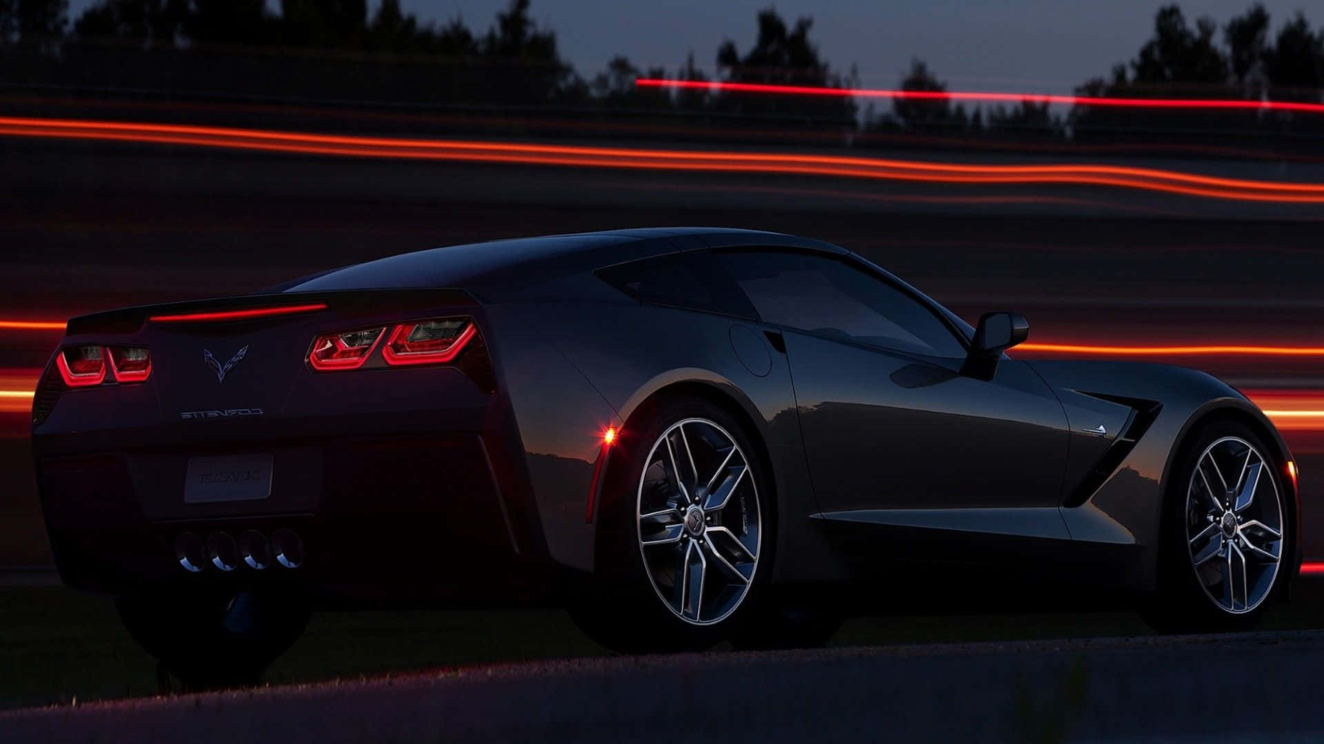 Sleek Chevrolet Corvette Stingray Unleashes its Power Wallpaper