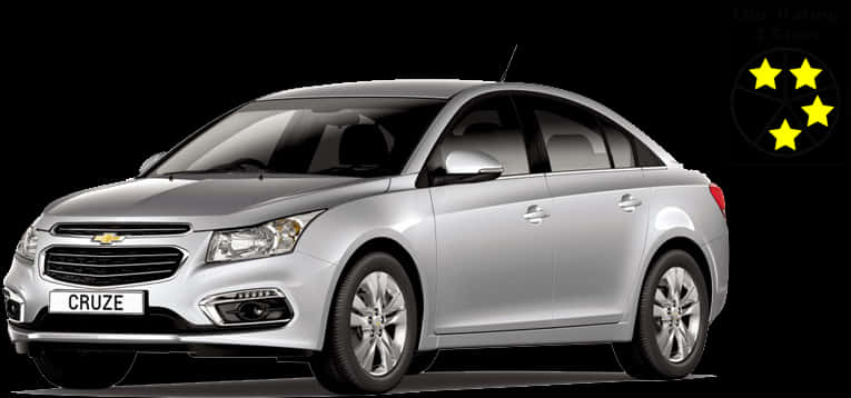 Chevrolet Cruze Silver Side View PNG