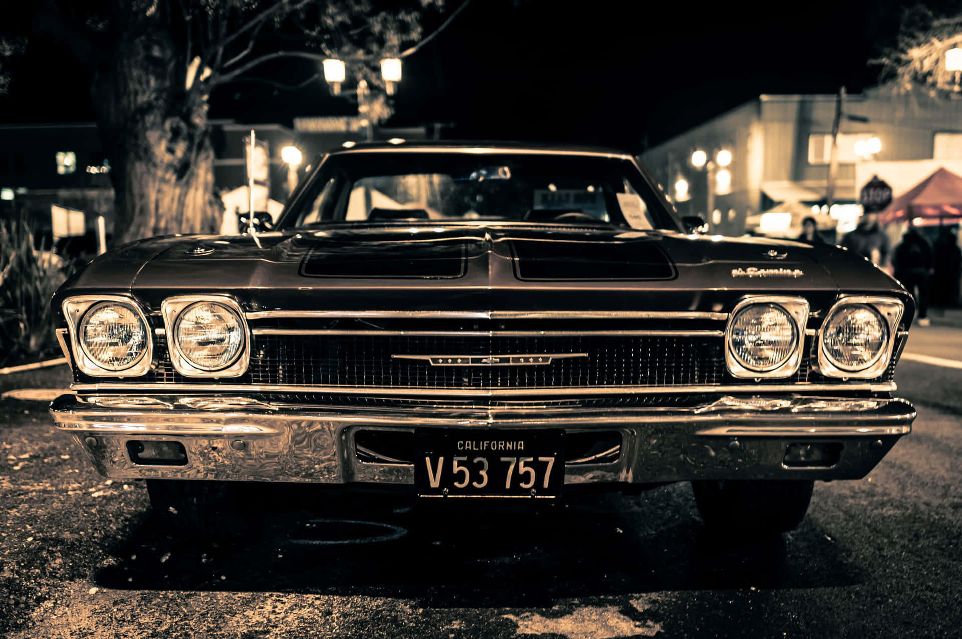 Majesticchevrolet Impala - Un'icona Classica D'epoca Sfondo
