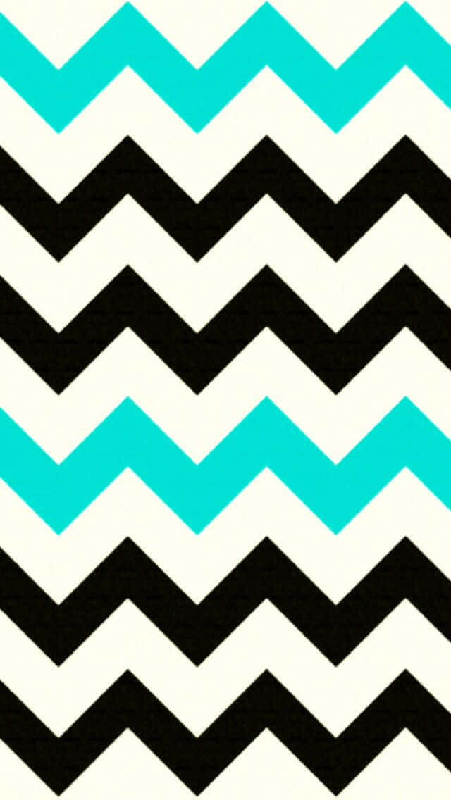 Stay connected with this stylish Chevron iPhone Wallpaper
