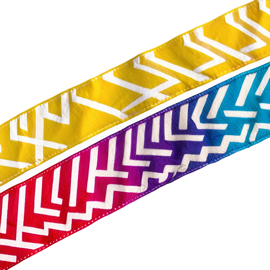 Chevron Pattern Ribbon Png Mdi PNG