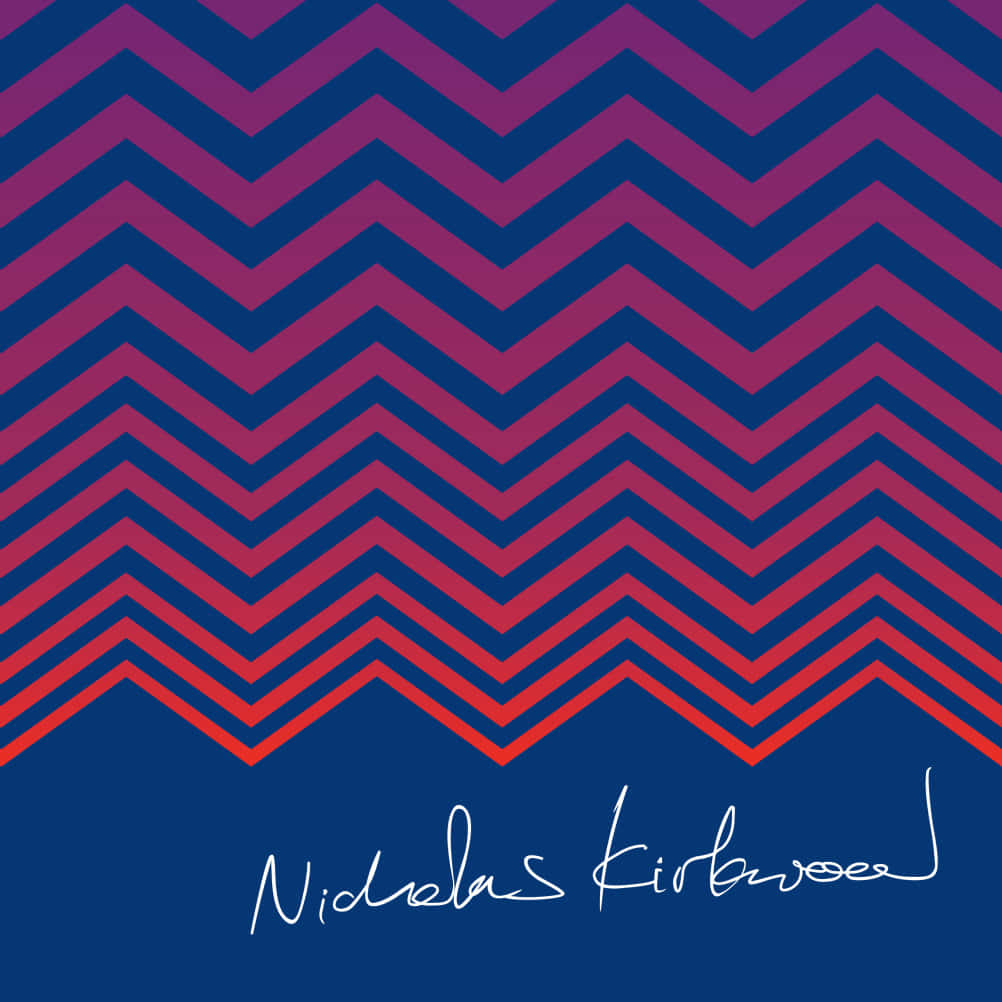 Chevron Pattern With Nicholas Kirkwood Signature Wallpaper