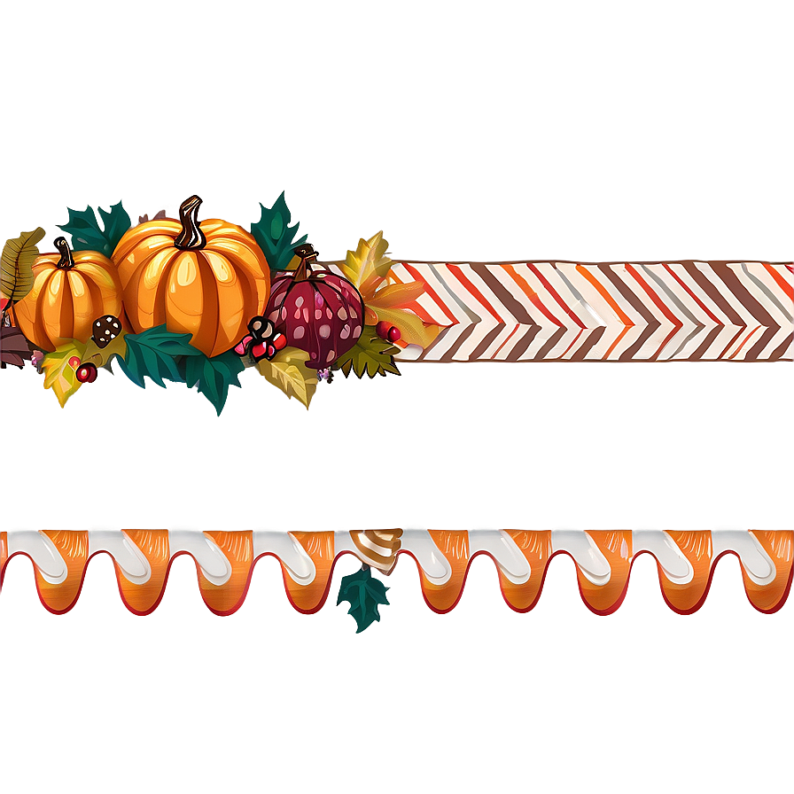 Chevron Thanksgiving Border Png 78 PNG