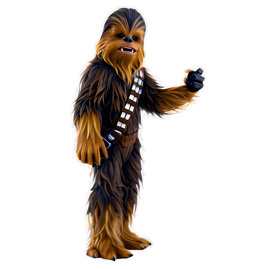 Chewbacca Hand-drawn Png Evj PNG