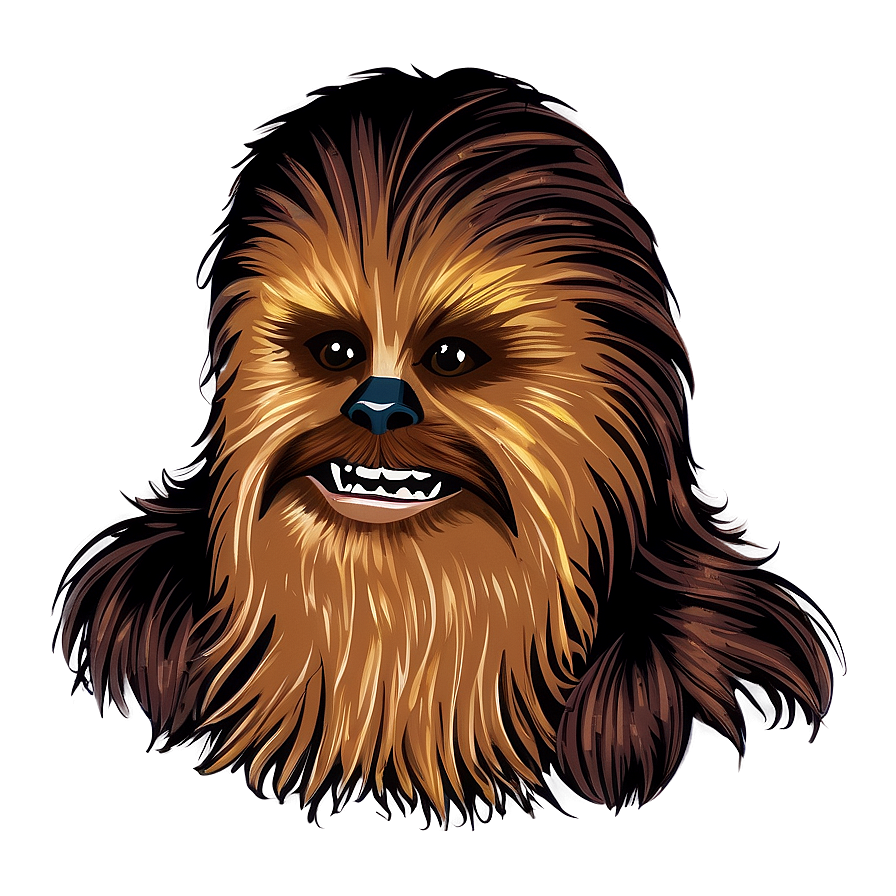 Chewbacca Hand-drawn Png Ikb PNG