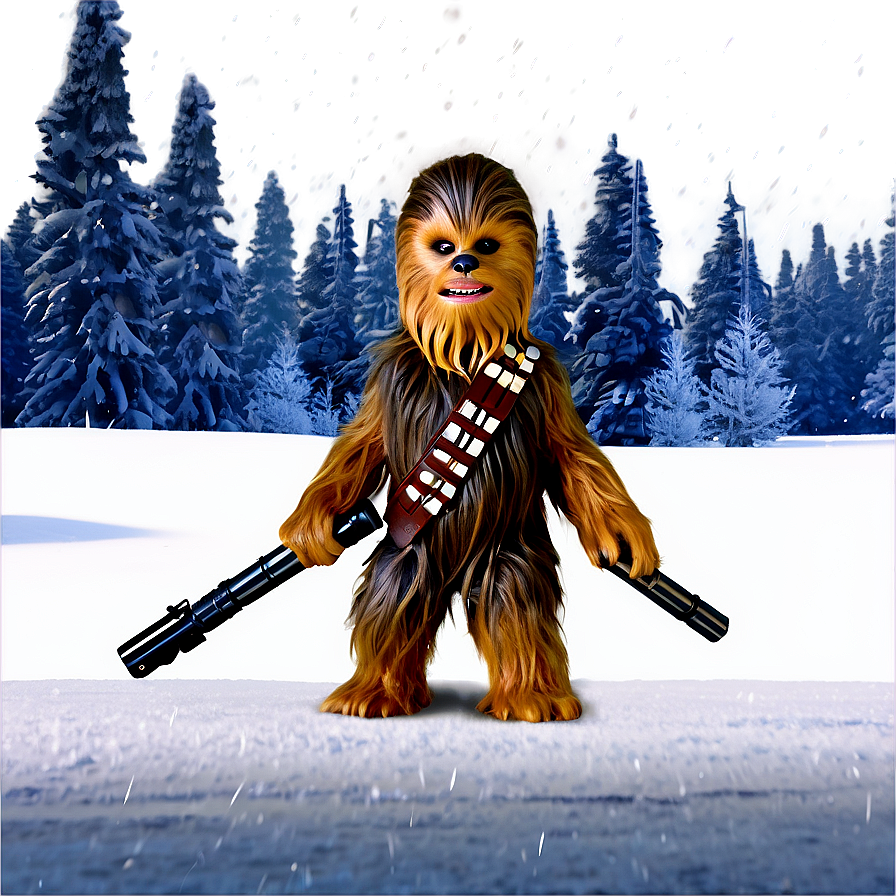 Chewbacca In Snow Scene Png 53 PNG