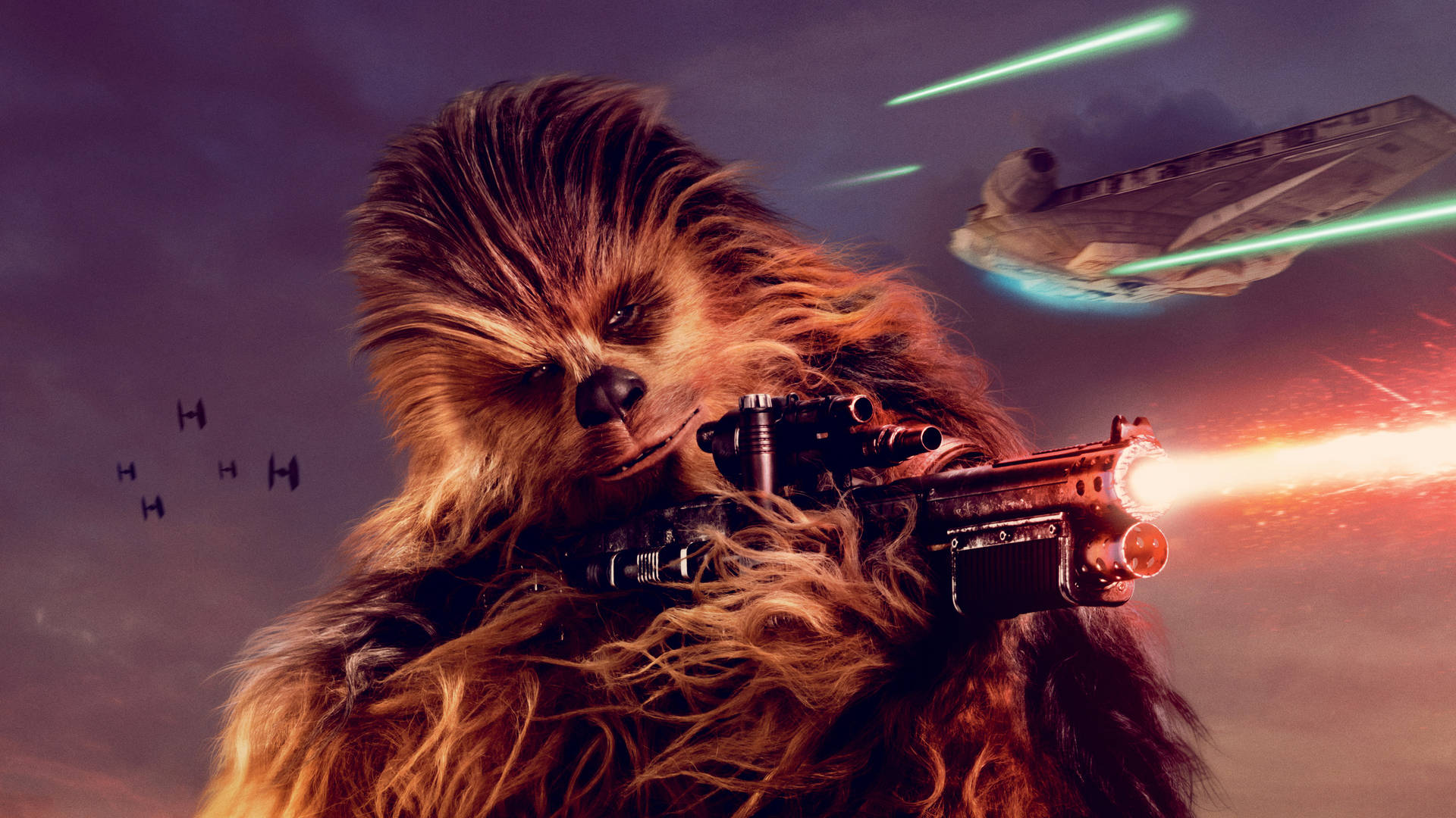 Chewbacca Shooting 3840 X 2160 Star Wars Wallpaper