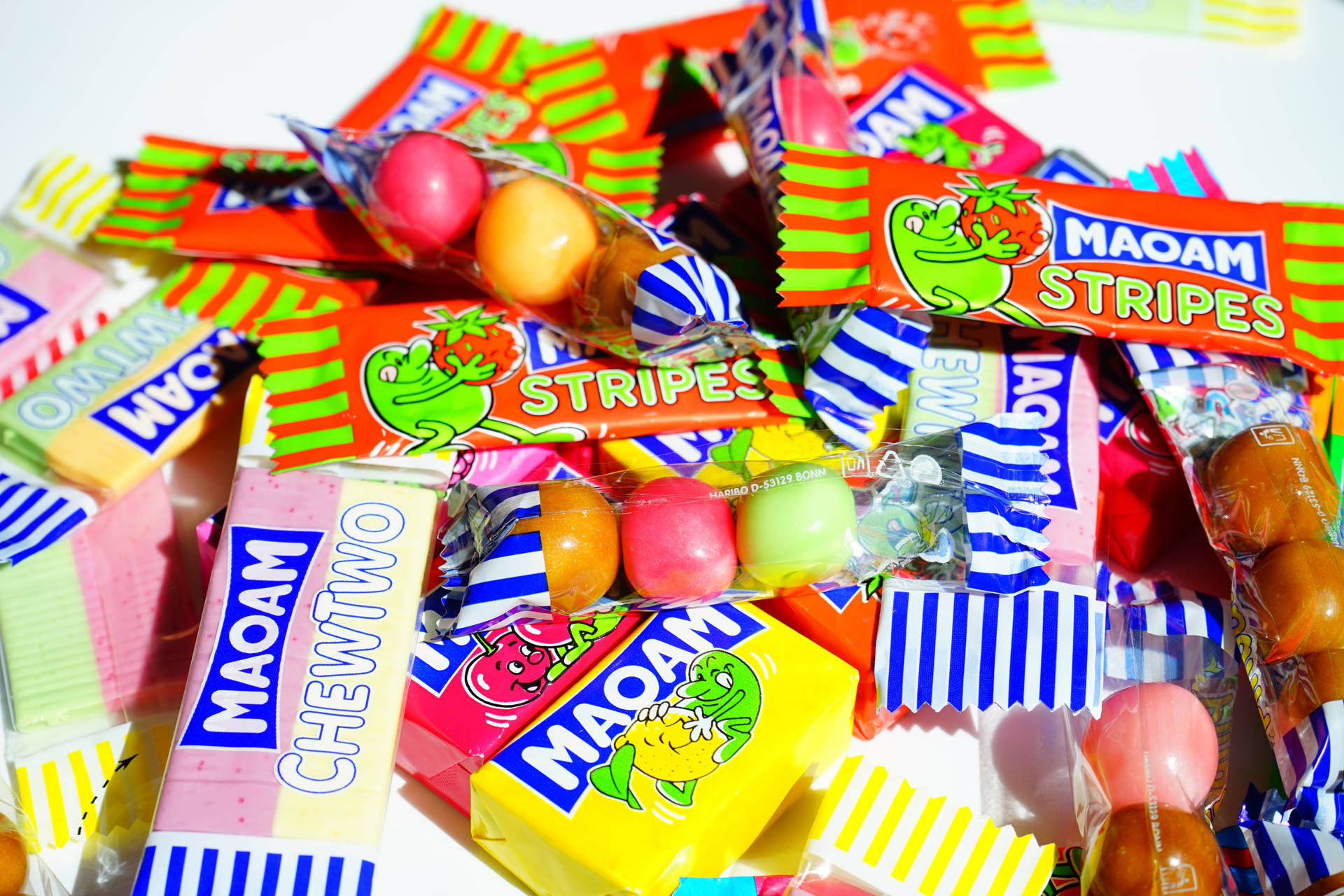 A Variety of Chewy Maoam Candies Wallpaper