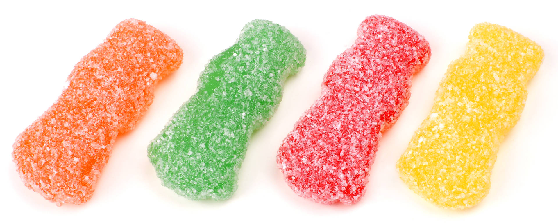 Vibrant And Delicious Sugar-Coated Gummy Candies Wallpaper
