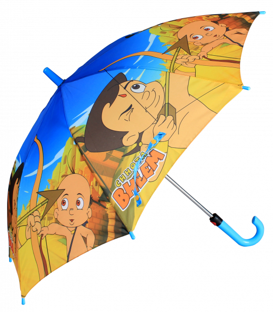 Chhota Bheem Character Umbrella PNG