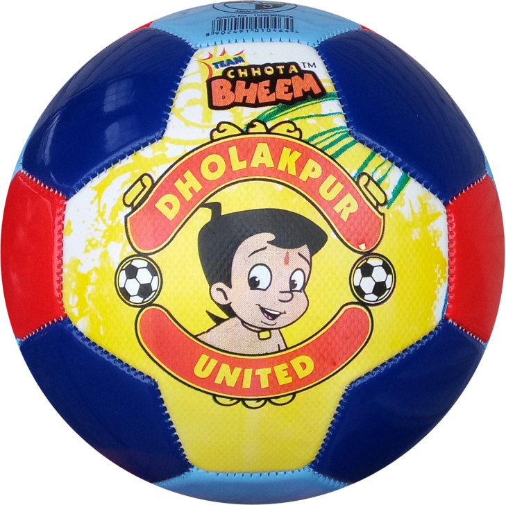 Chhota Bheem Dholakpur United Football PNG