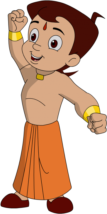 Chhota Bheem Victorious Pose PNG