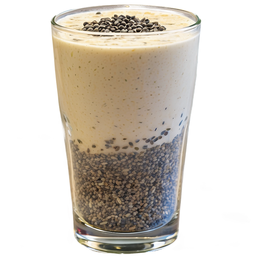 Chia Seed Breakfast Smoothie Png Qde PNG