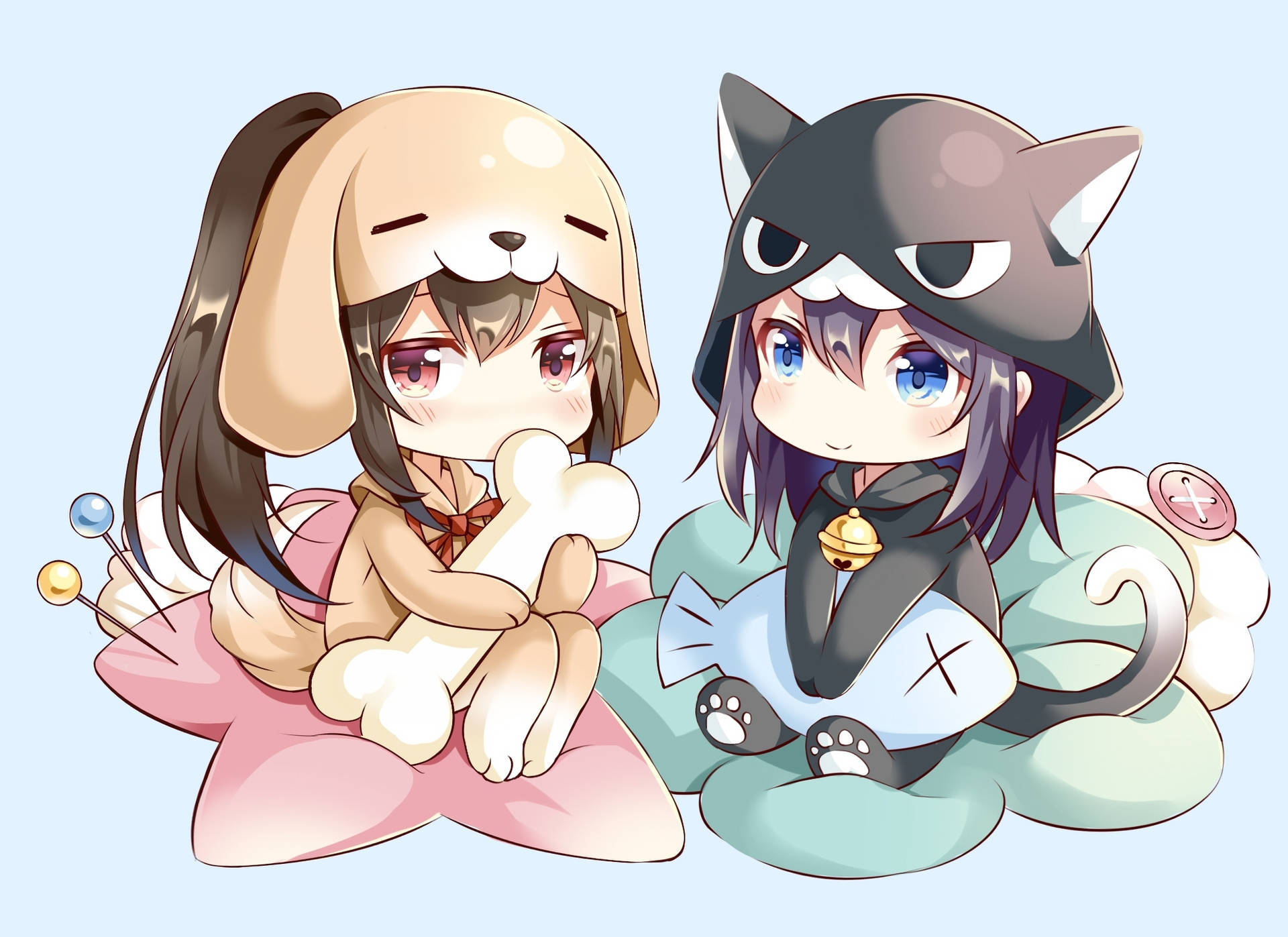 Chibi Anime Girl Hoodie Picture