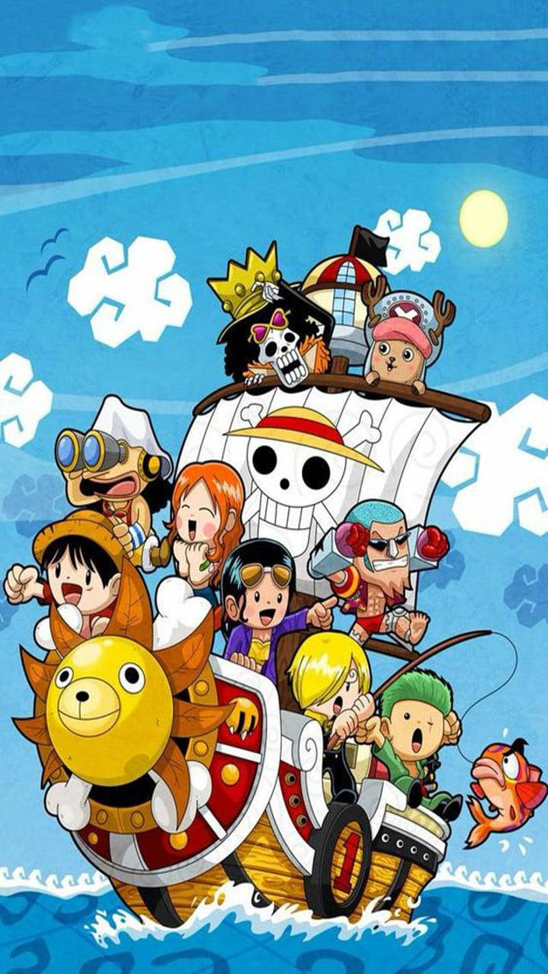 Chibi Anime One Piece Background