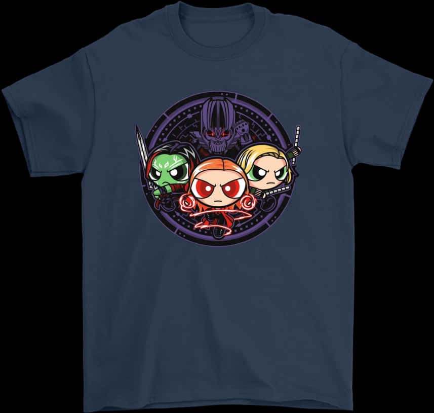 Chibi Avengers Scarlet Witch T Shirt Design PNG