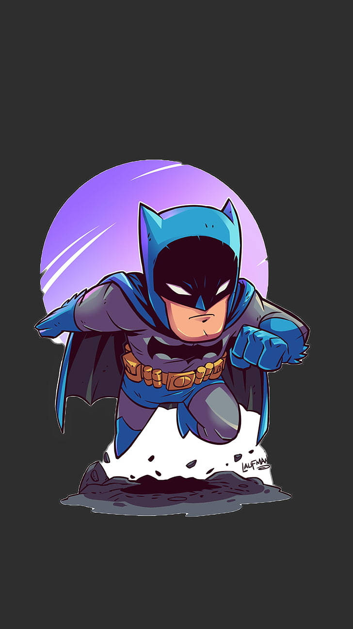 Chibi Batman Arkham Knight Iphone Wallpaper