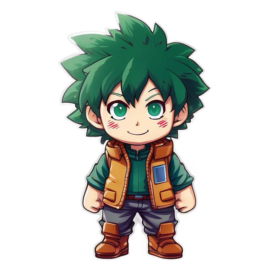 Download Chibi Deku Png Wru68 | Wallpapers.com