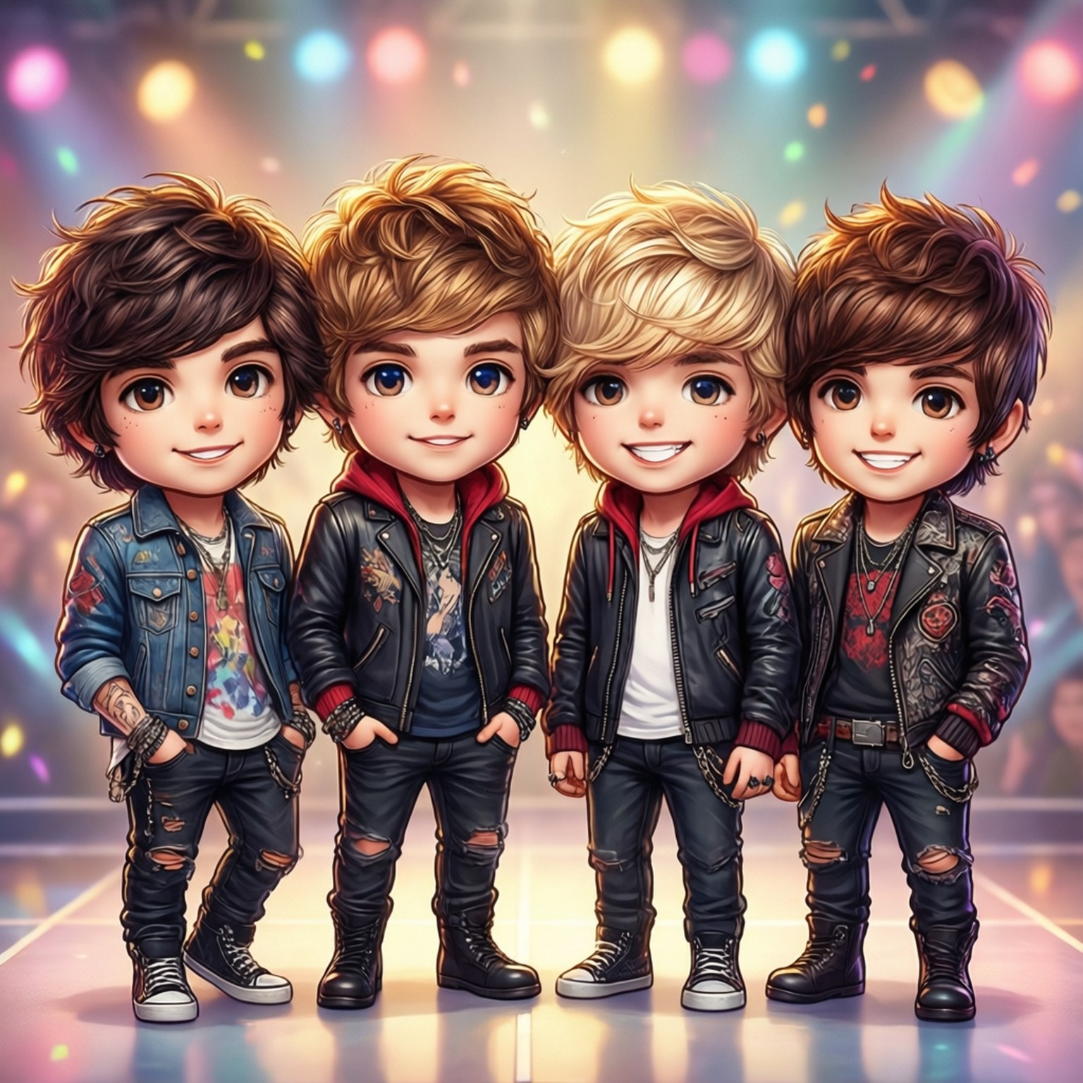 Chibi-Richtung Wallpaper