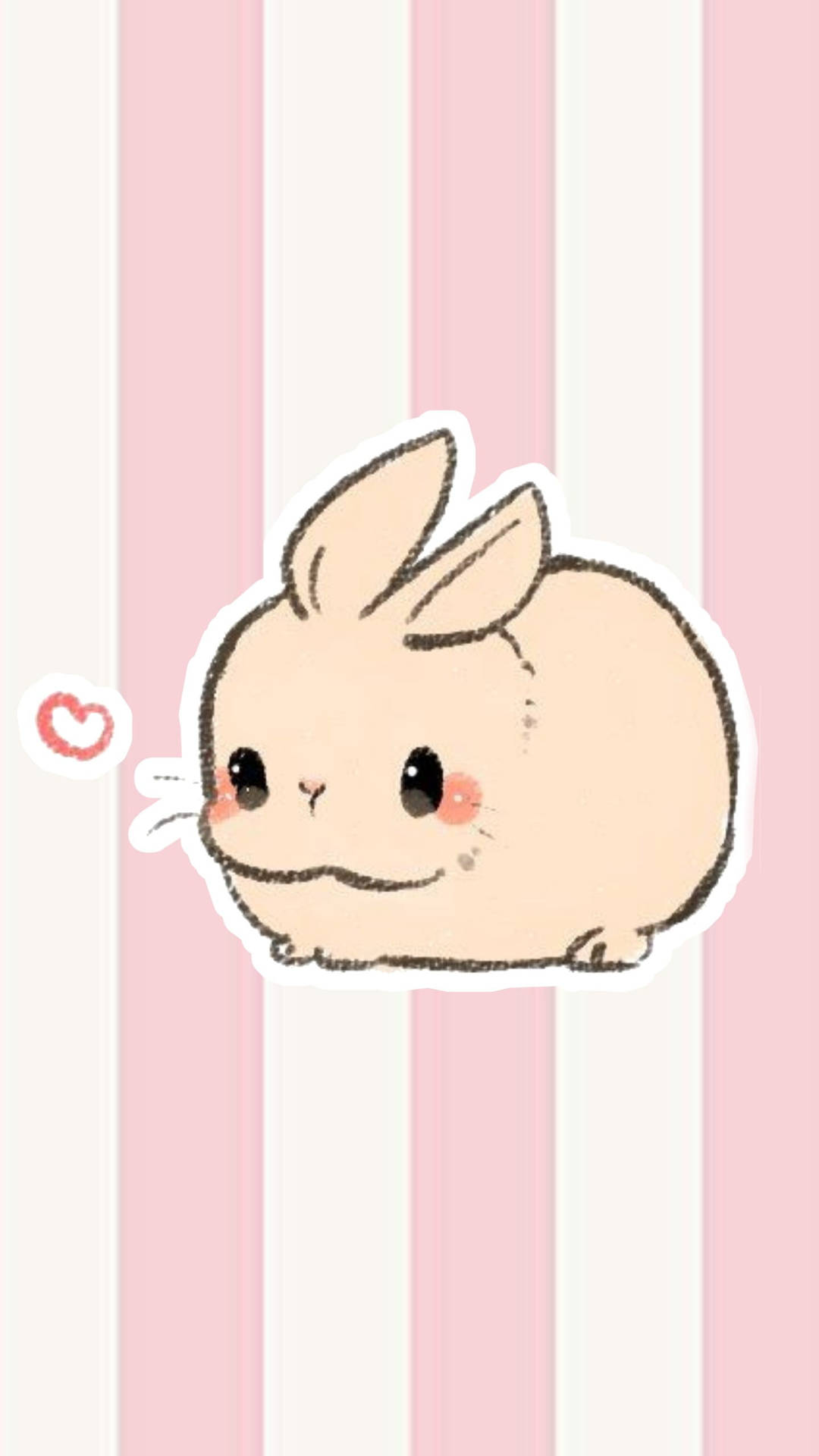 Download Chibi Drawing Cute Bunny Wallpaper | Wallpapers.com