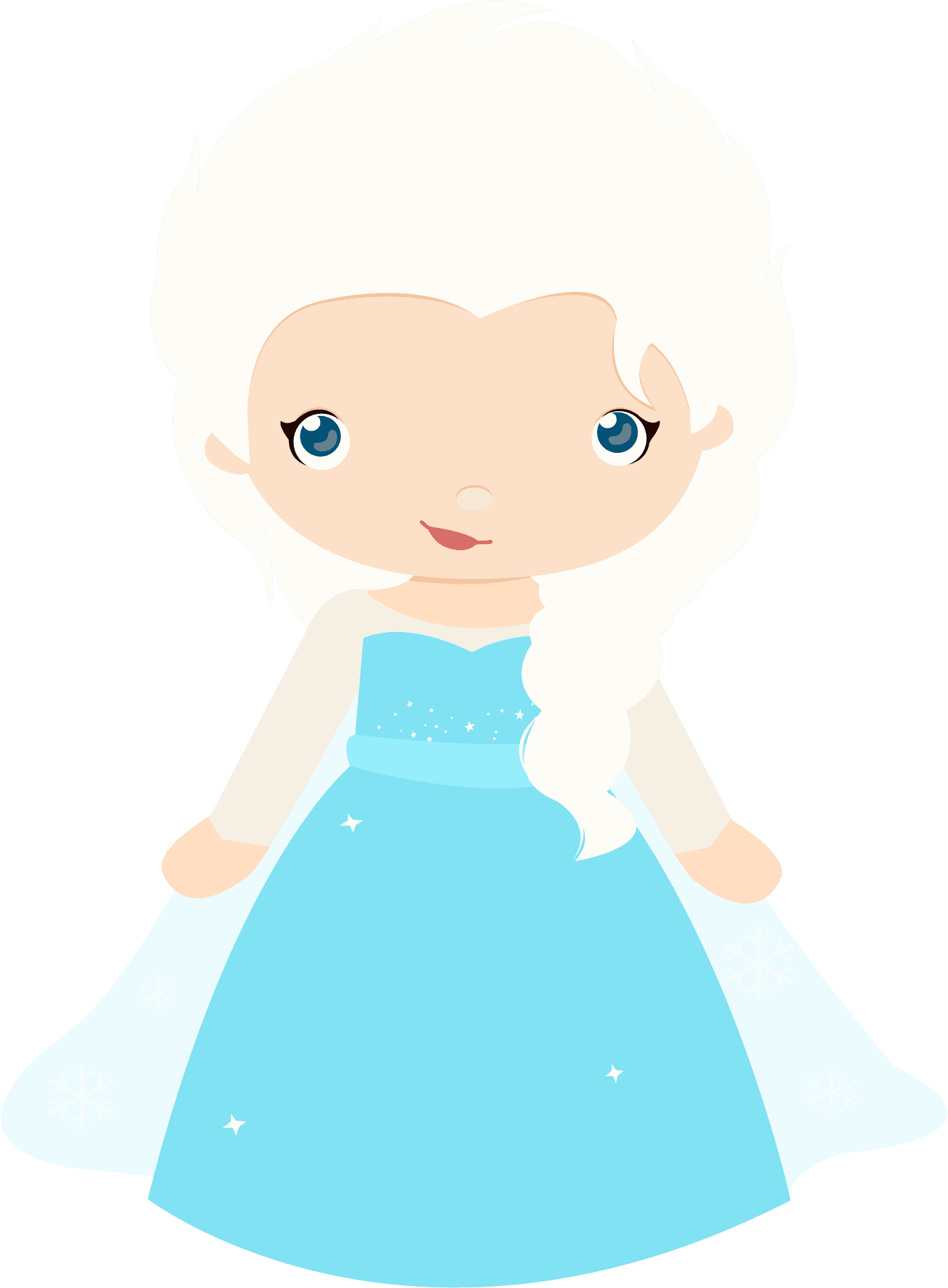 Chibi Elsa Frozen Character PNG