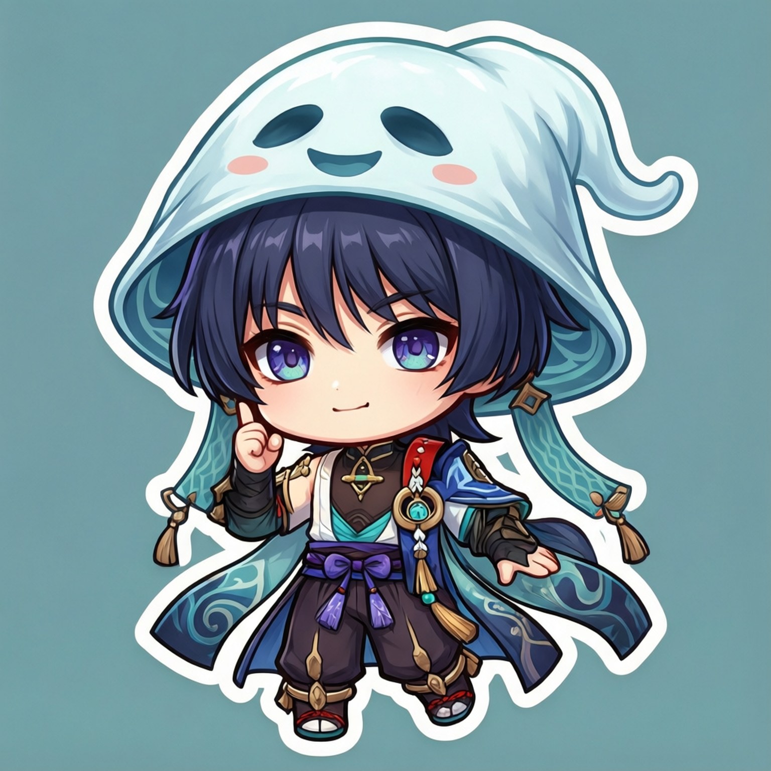 Chibi Ghost Wallpaper