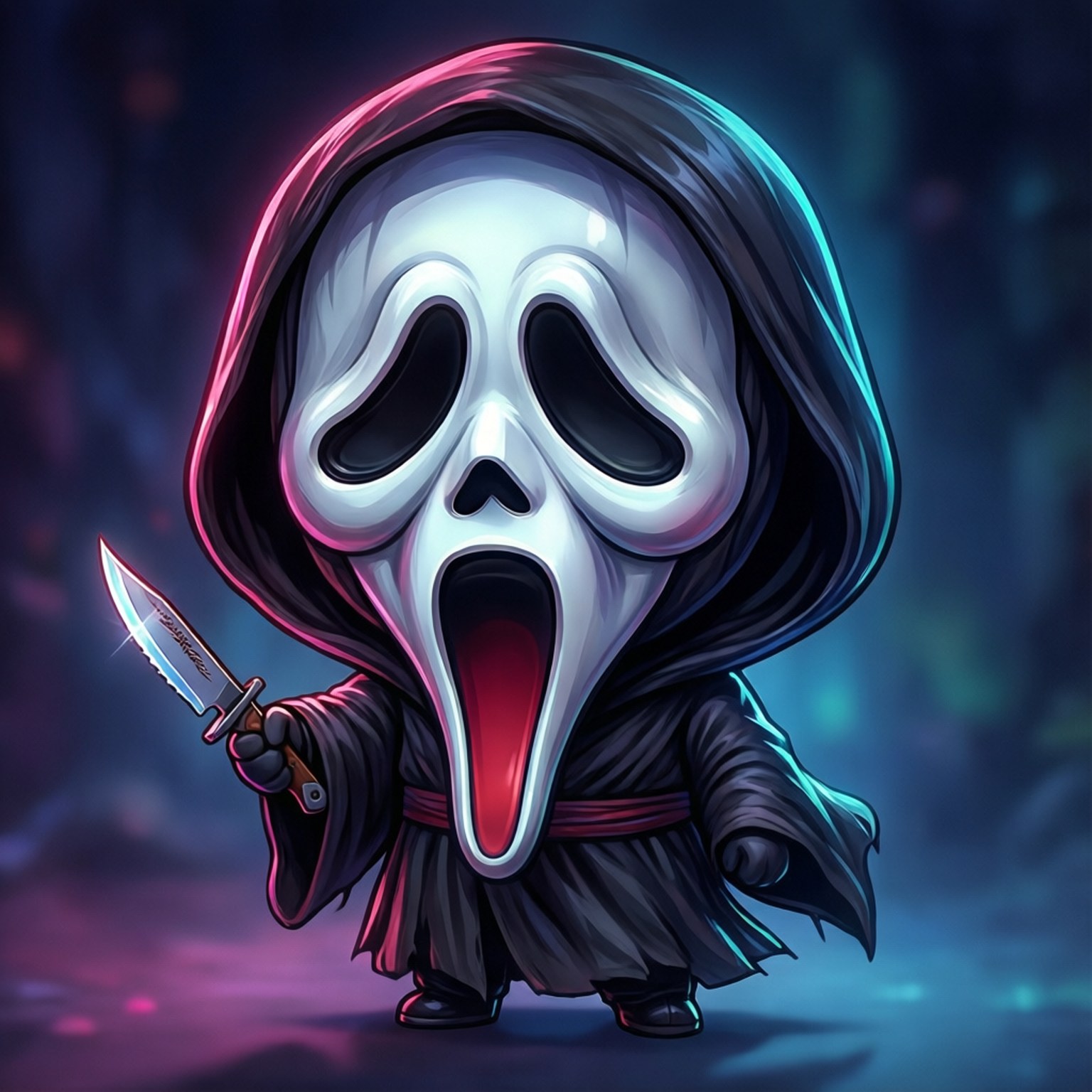 Chibi Ghost Bakgrundsbilder