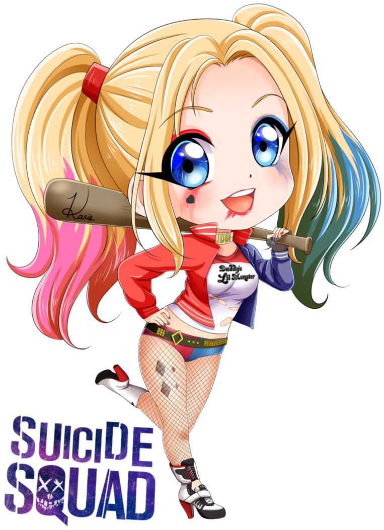 Chibi Harley Quinn Suicide Squad PNG