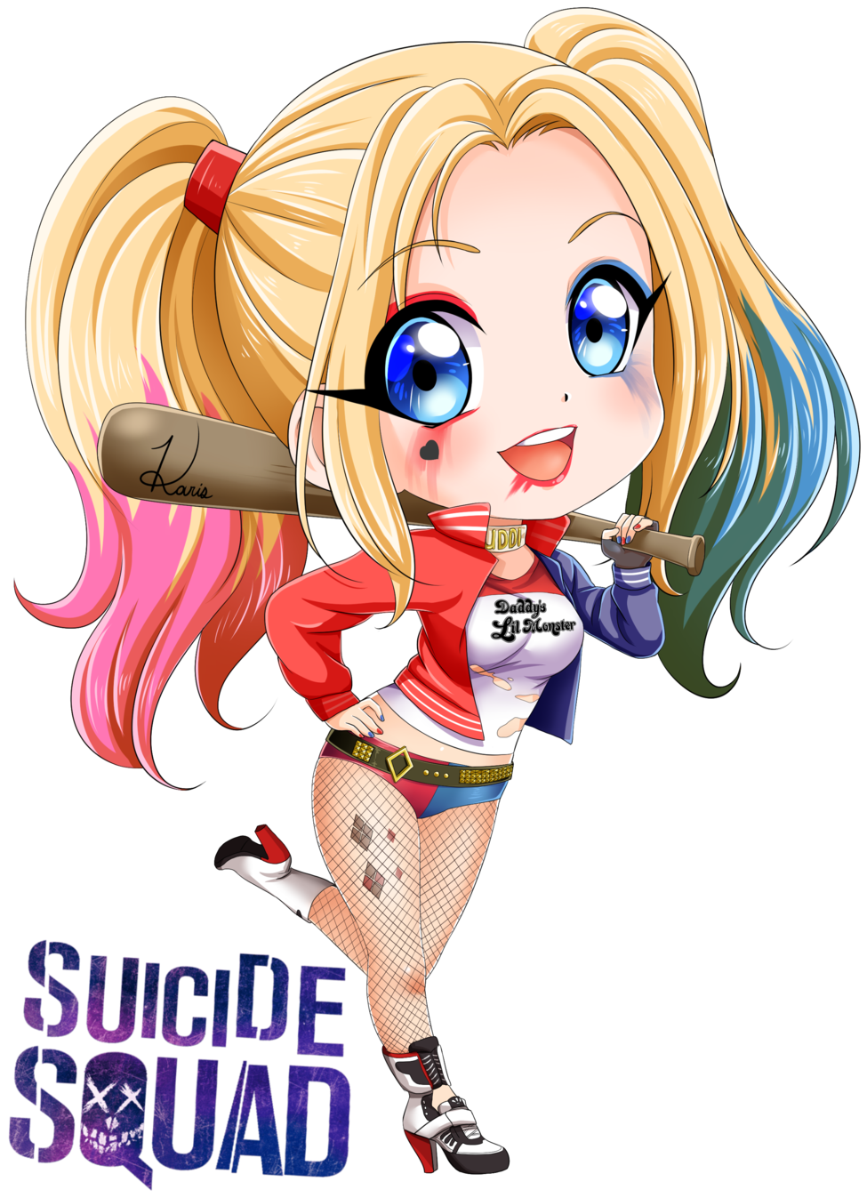 Chibi Harley Quinn Suicide Squad PNG
