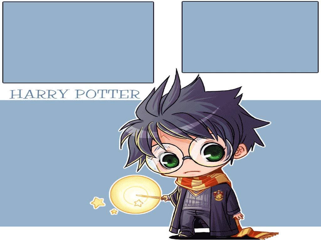 Chibi Harry Potter Anime Background