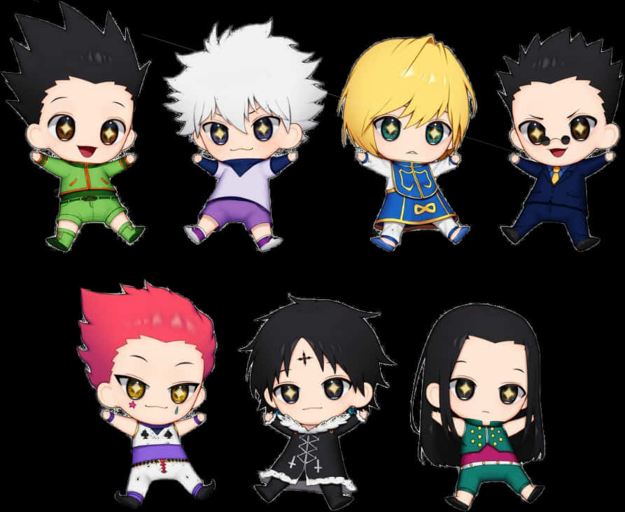 Chibi Hunterx Hunter Characters PNG